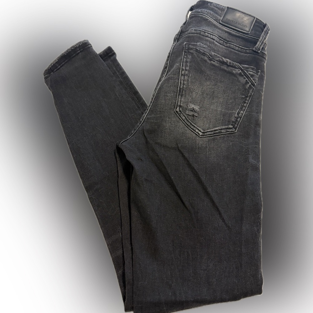 Buckle Black Skinny Jeans size 26